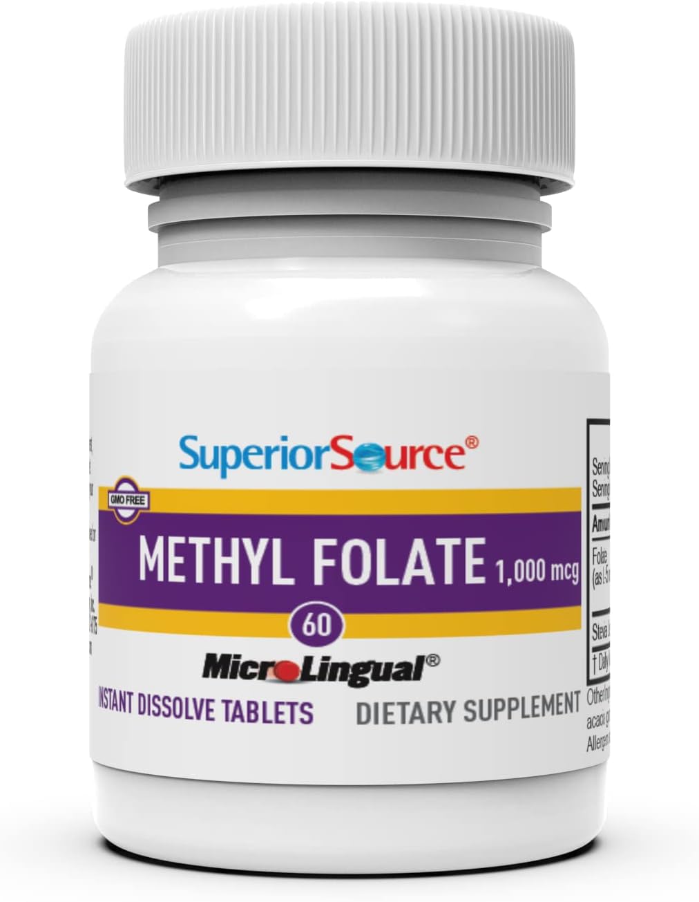 Superior Source Methylfolate: format mini facile à transporter
