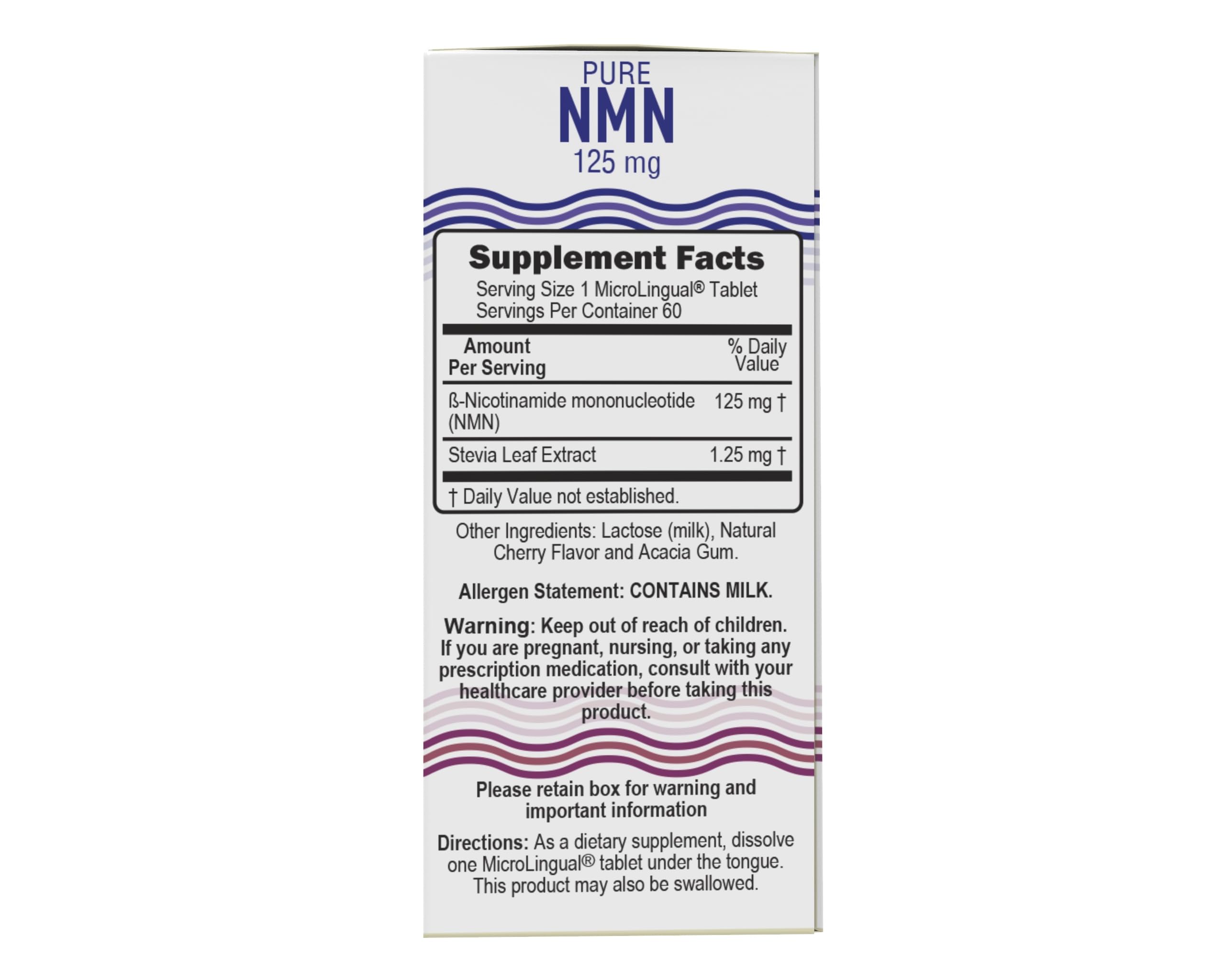 Laboratoire indépendant et contrôle qualité illustrés pour NMN Superior Source.