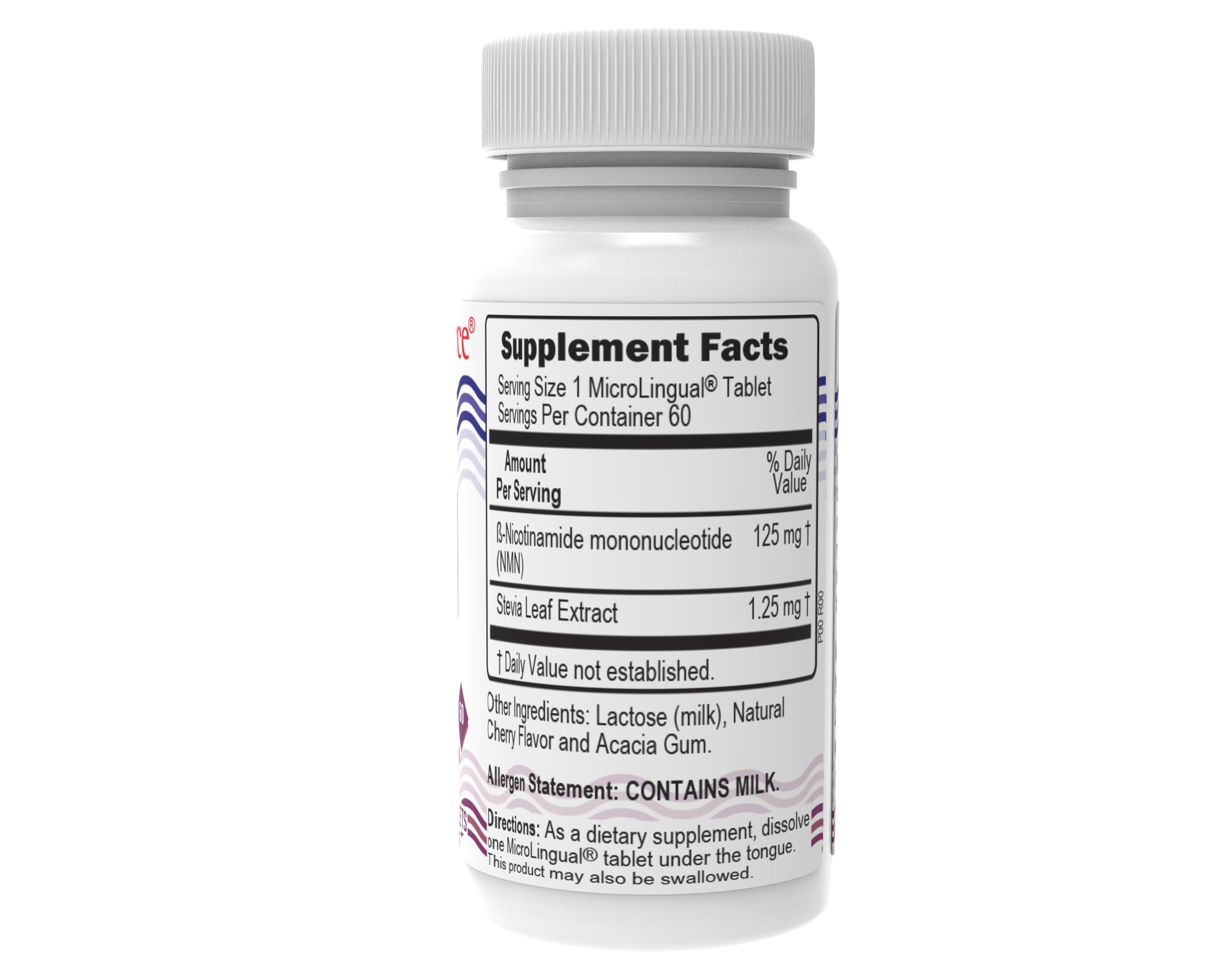 NMN Superior Source se dissout rapidement sous la langue pour une absorption efficace.