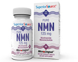 Tablettes sublinguales NMN de Superior Source dans l'emballage, faciles à prendre au quotidien.