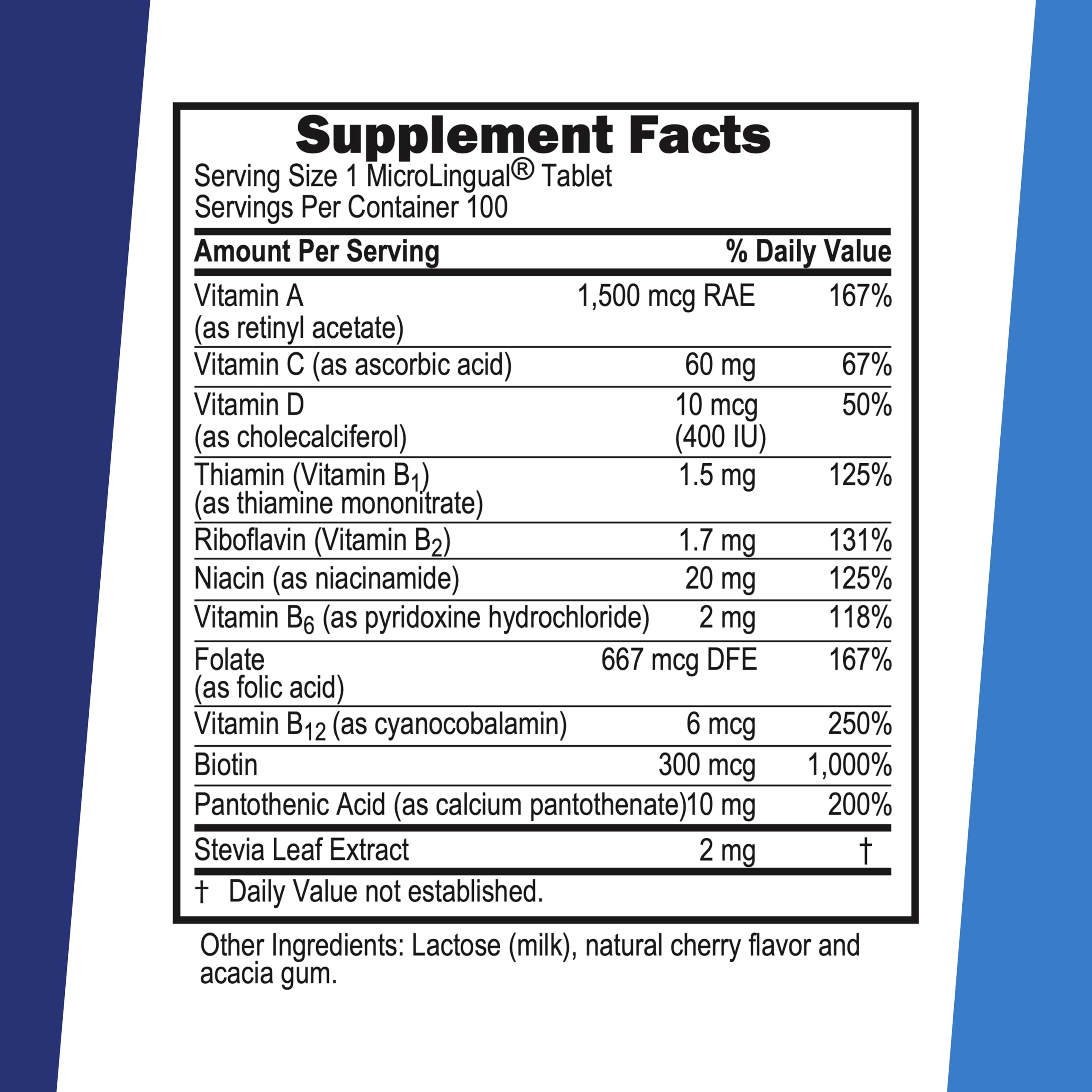 Superior Source One Daily Multivitamine: absorption rapide grâce à la dissolution buccale.