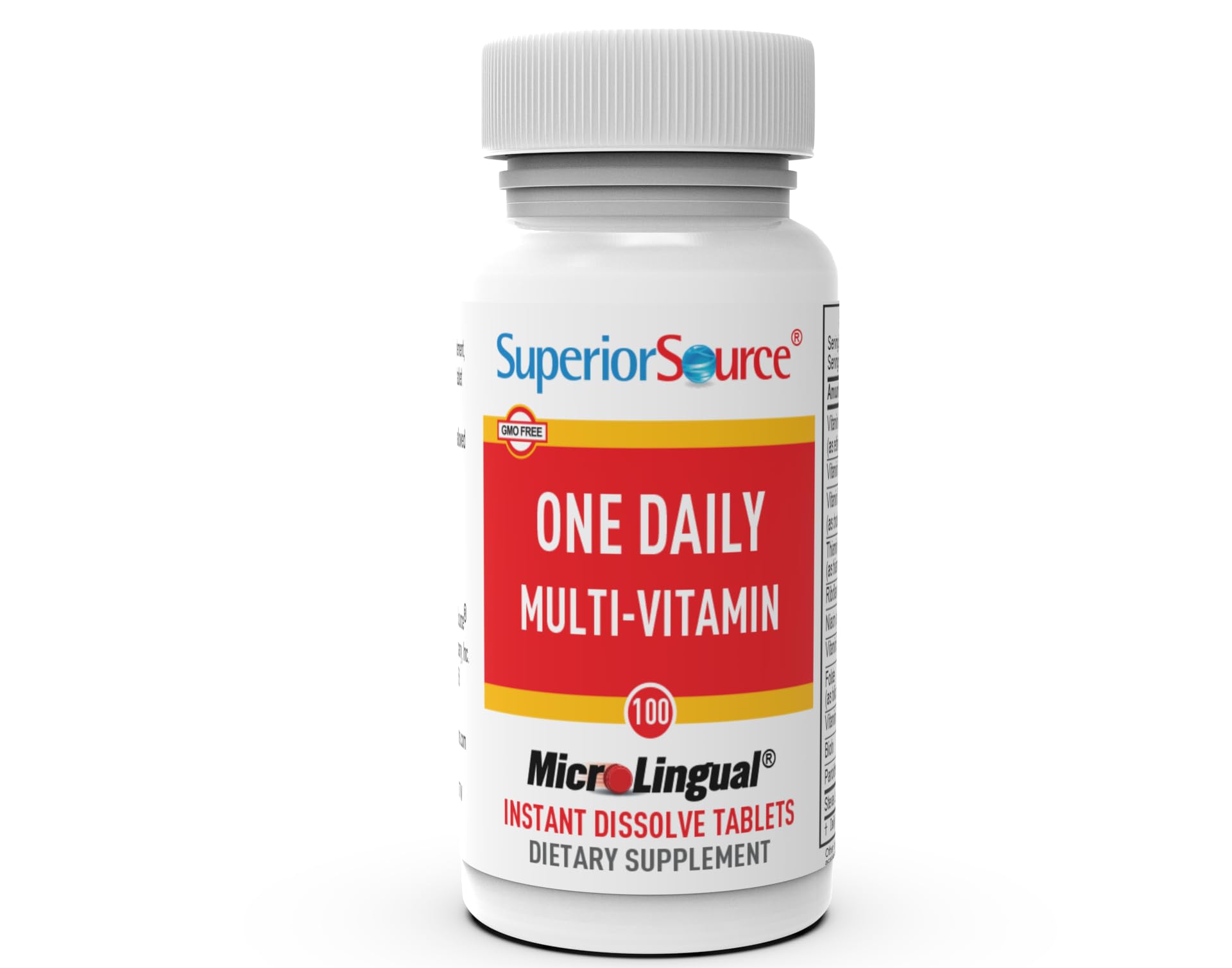 Superior Source One Daily Multivitamine: soutien potentiel de l'immunité avec les vitamines A et C.