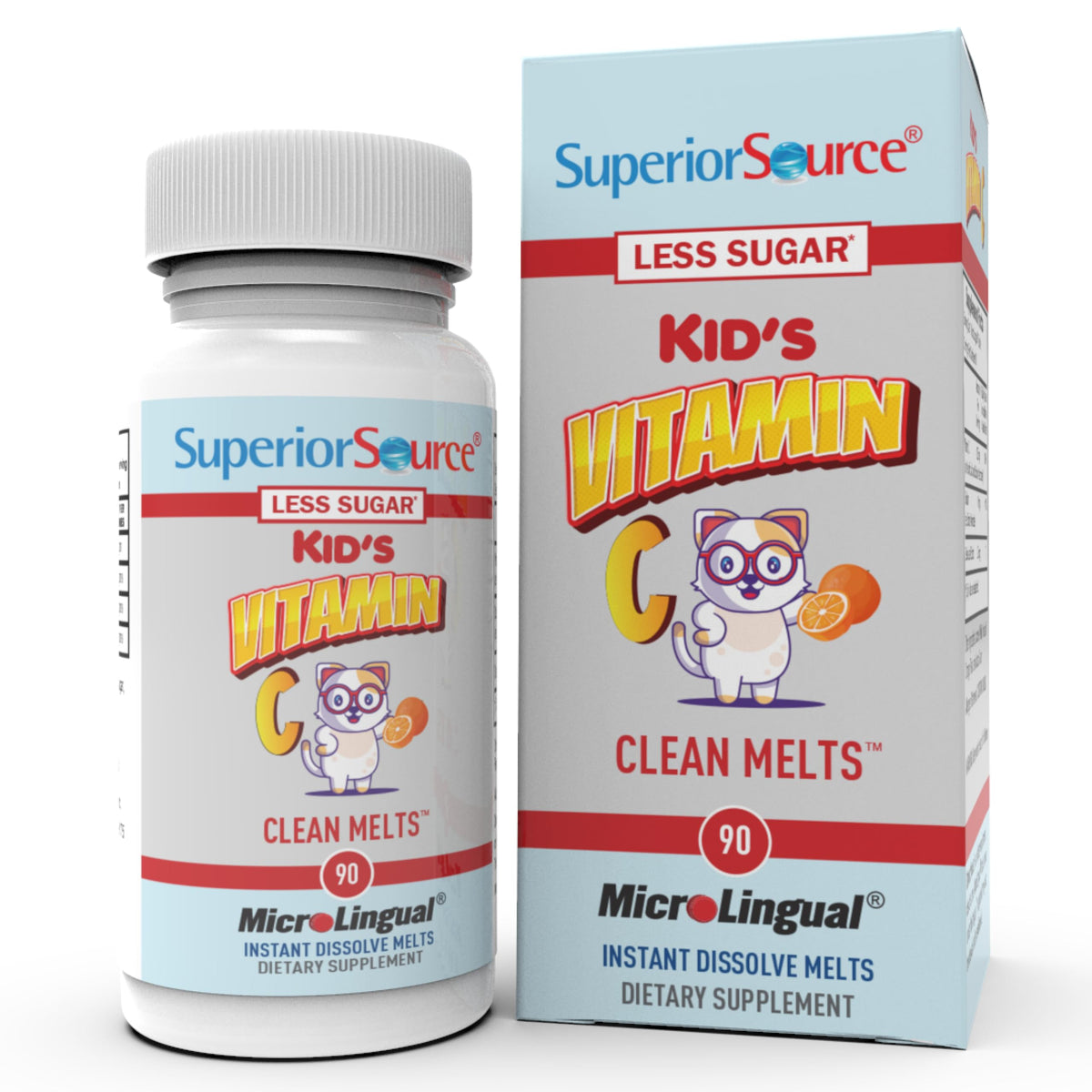 Superior Source pour enfants: tablettes sous langue, dissolution facile.