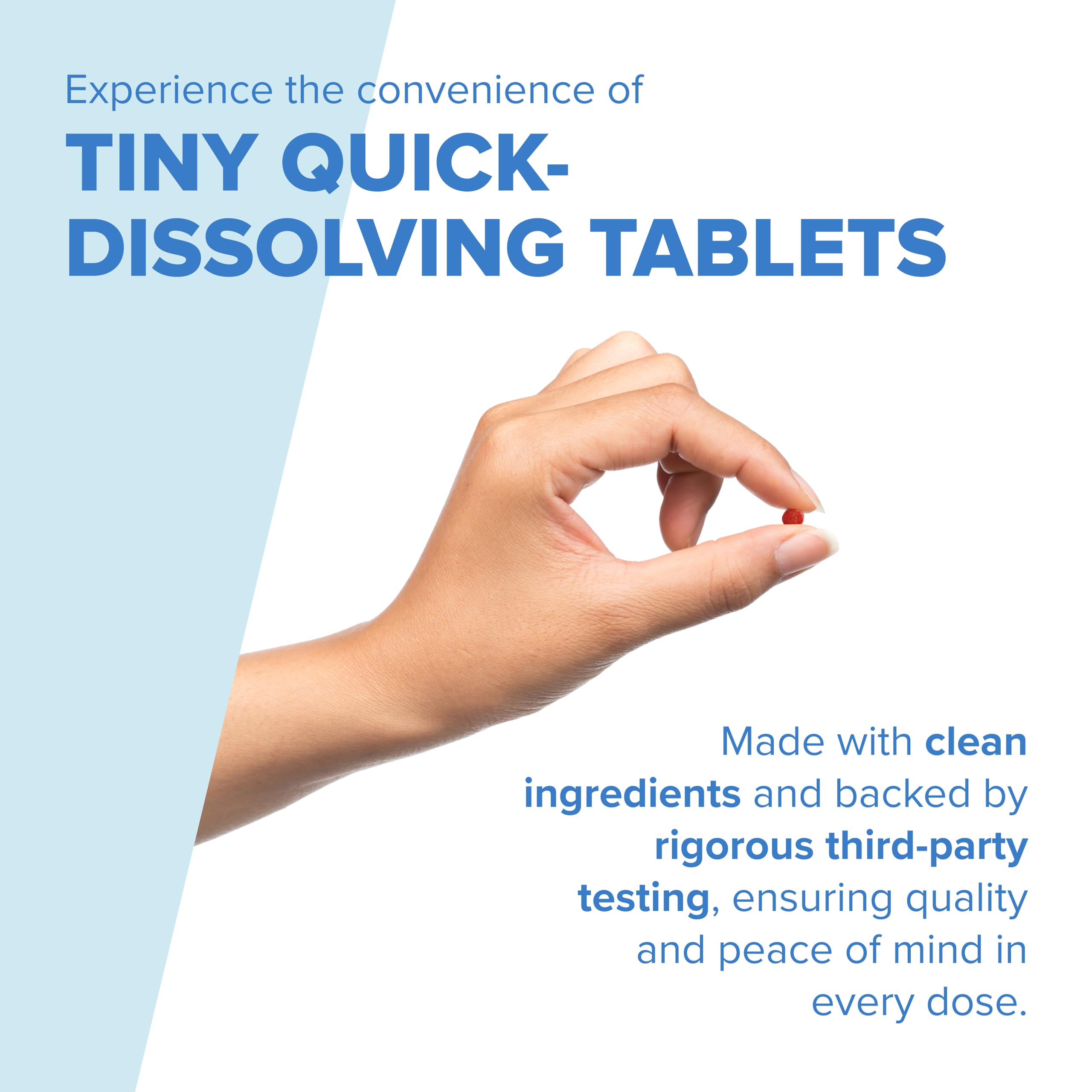 Tablettes-sublinguales acide folique de Superior Source, vitalité et équilibre quotidien.