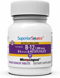 B6 et methylfolate de Superior Source, production cellulaire et gestion de l'homocystéine.