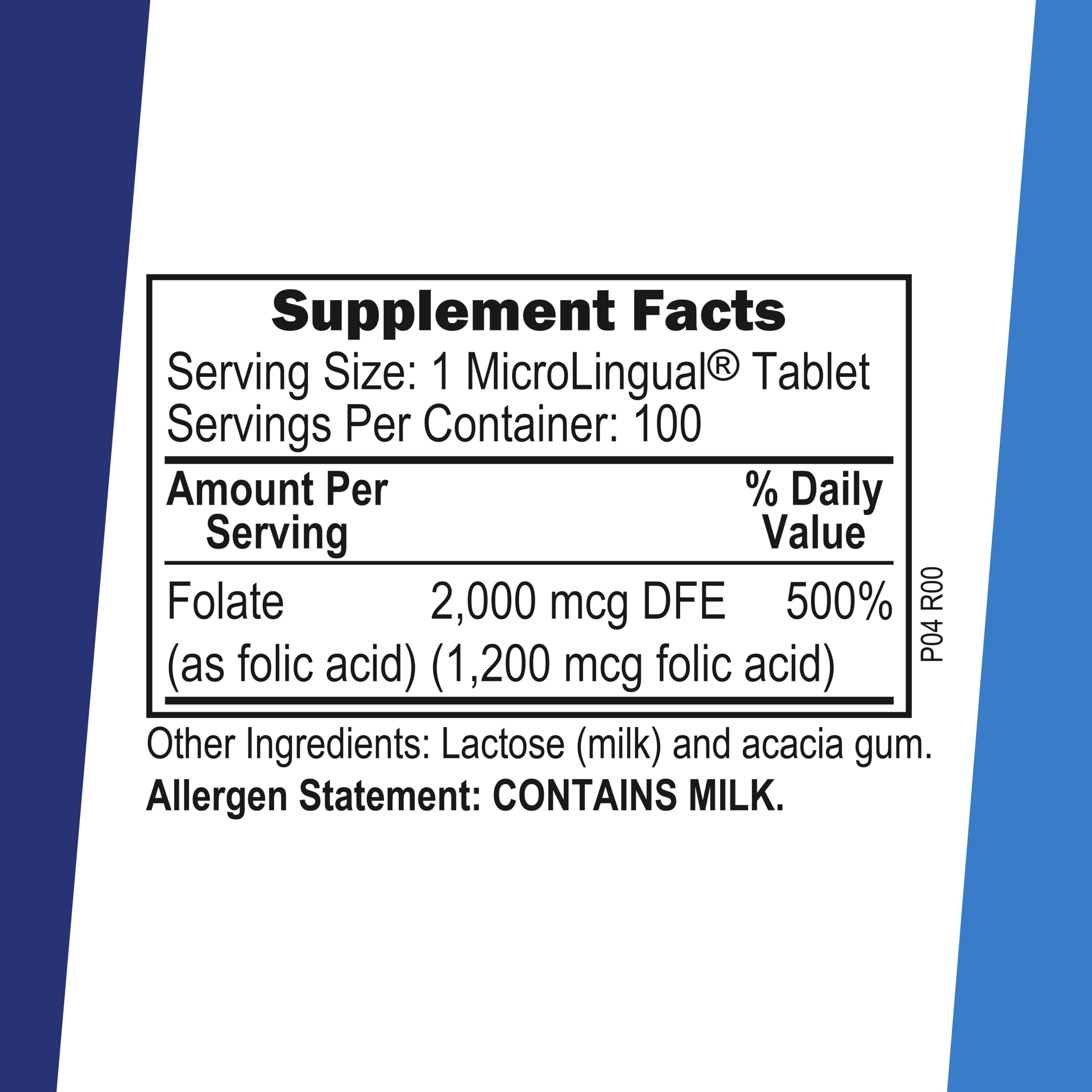 Tablettes sublinguales dissolvantes de Superior Source: ingestion rapide sans eau.