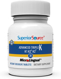 Superior Source Triple K – comprimé qui se dissout en bouche favorisant l absorption du calcium