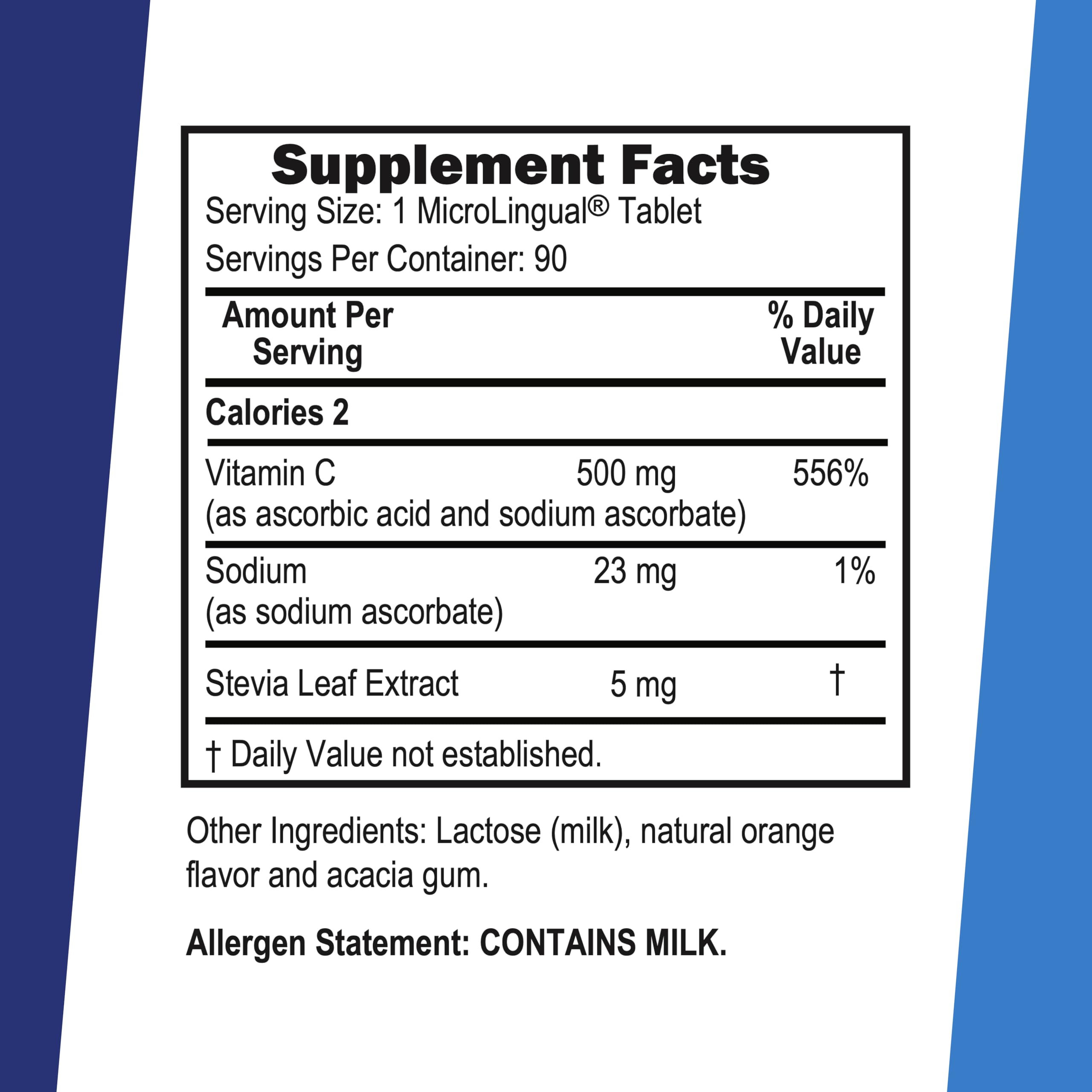 Superior Source Vitamine C 500 mg - goût orange acidulé, dissolution rapide