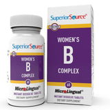 Superior Source B Complex pour femmes, dissolution sous langue, énergie quotidienne