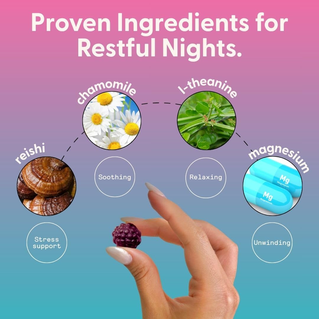 SuperMush bonbons sommeil – forme gourmande et facile à prendre.