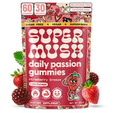 Gommes SuperMush libidio etherbes emballage, présentation pratique pour la routine quotidienne.