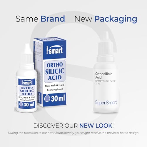 Supersmart acide orthosilicique avancé – flacon pratique pour une supplémentation quotidienne.
