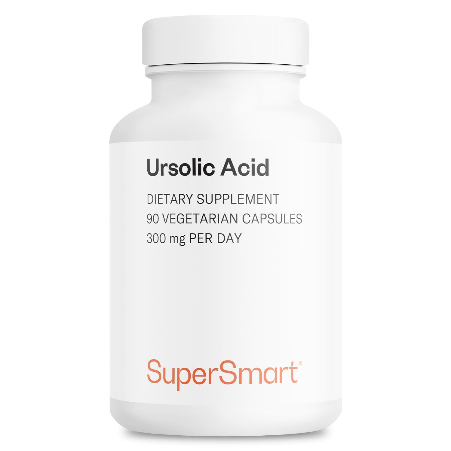 Supersmart acide ursolique – Bouteille prête à l’emploi pour une routine quotidienne.
