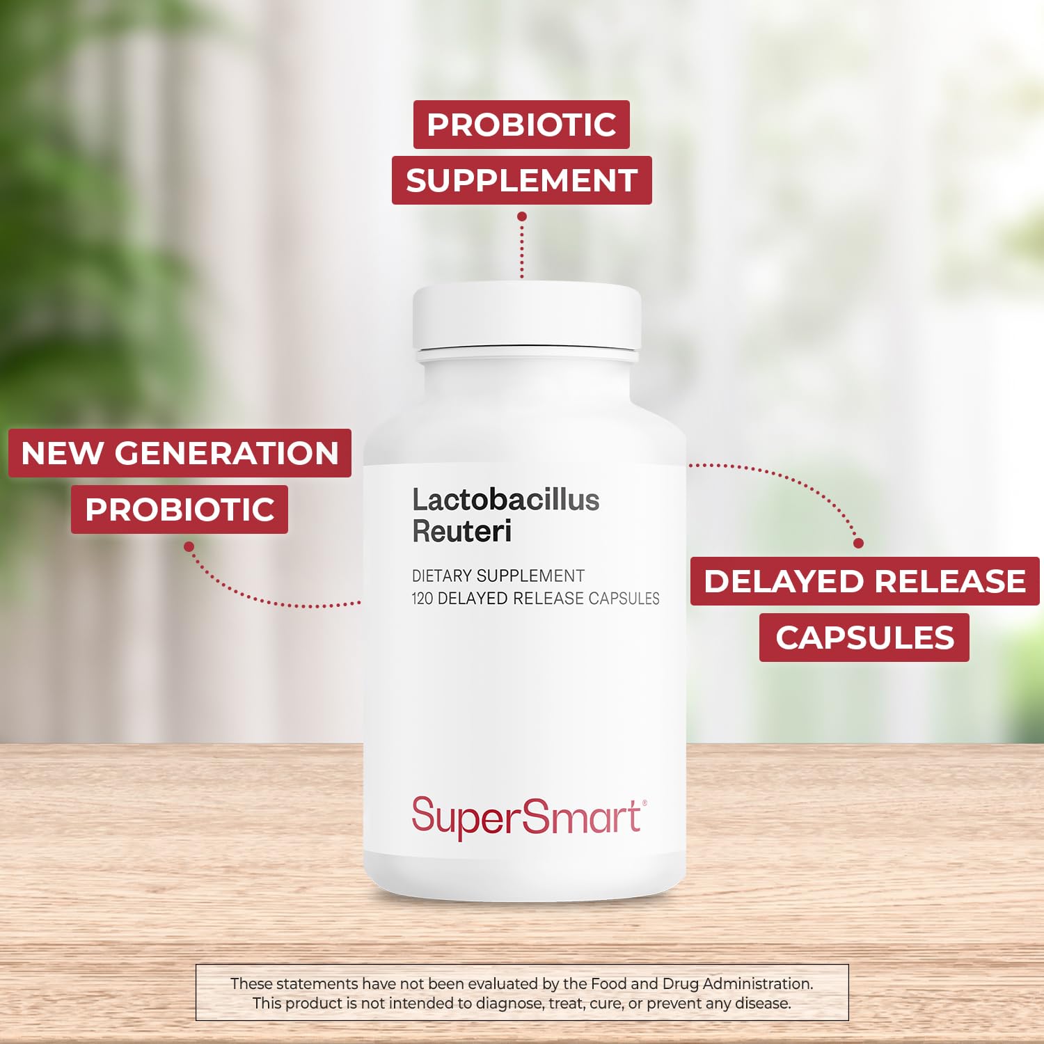 Supersmart capsules à libération retardée, prise quotidienne simple et efficace.