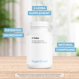 Emballage Supersmart, étiquette claire sur Hobamine et ingrédients.