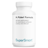 Bouteille Supersmart H. Pylori Formula, 120 capsules, format pratique pour le quotidien.