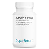 Bouteille Supersmart H-Pylori Formula pour l'équilibre intestinal potentiel.