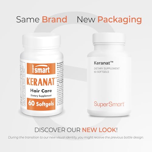 Flacon Keranat Supersmart et étiquette claire, format pratique pour une prise quotidienne.