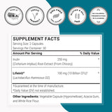Étiquette Supersmart LGG, sans OGM et sans gluten.