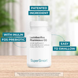 Inuline incluse dans Supersmart LGG pour nourrir la flore intestinale.