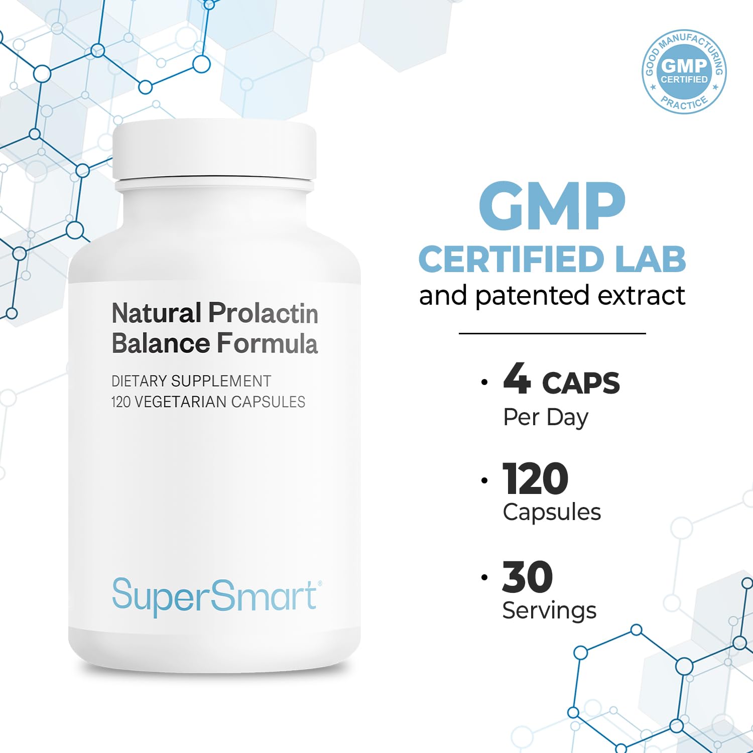 Extrait de Maca racine dans la formulation Supersmart pour énergie naturelle.