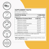 Supersmart Magnesium Multi-Formes, illustration des 8 formes actives dans le packaging.