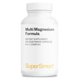 Supersmart Magnesium Multi-Formes sur boîte, présentation claire du complément pour soutien quotidien.