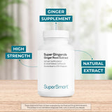 Racine de gingembre sec, base naturelle du supplément Supersmart.