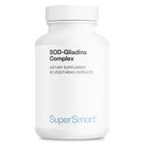 Bouteille de Supersmart SOD Gliadins Complex avec visuel clair et indication d antioxydants