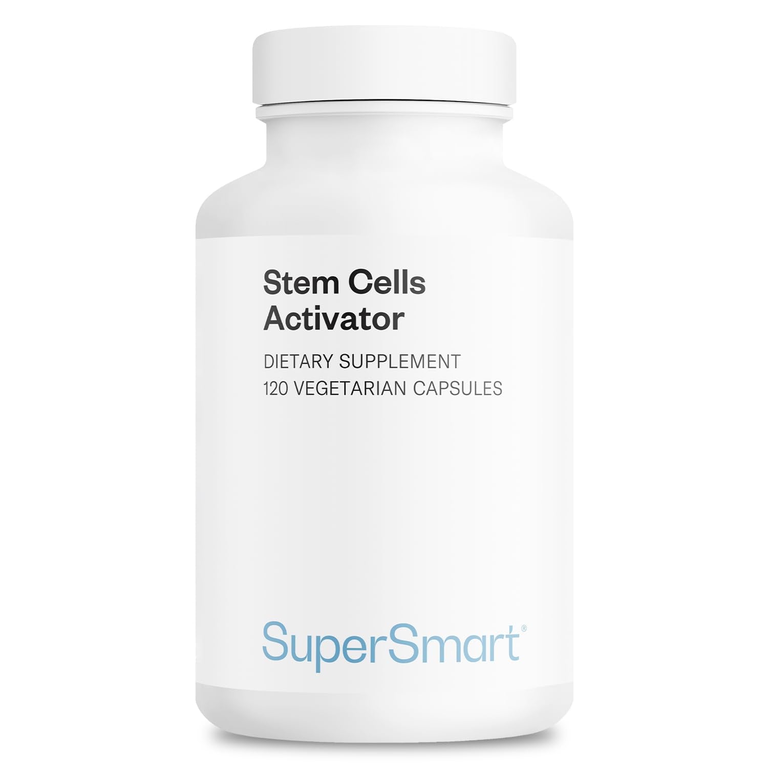 Supersmart Activateur de Cellules Souches : bouteille et capsules prêtes.