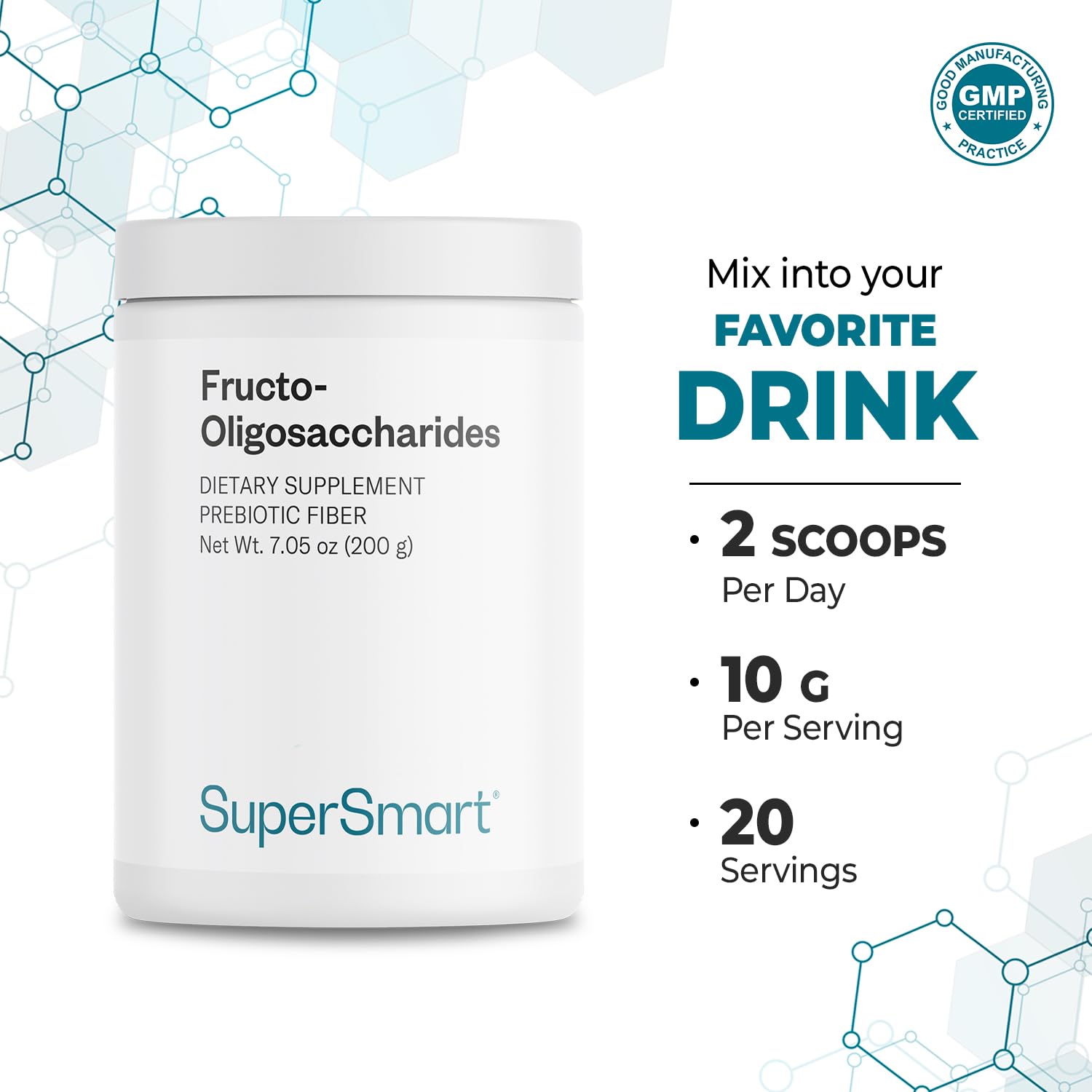 Supersmart utilisation quotidienne en boissons et aliments pour sucrer naturellement.