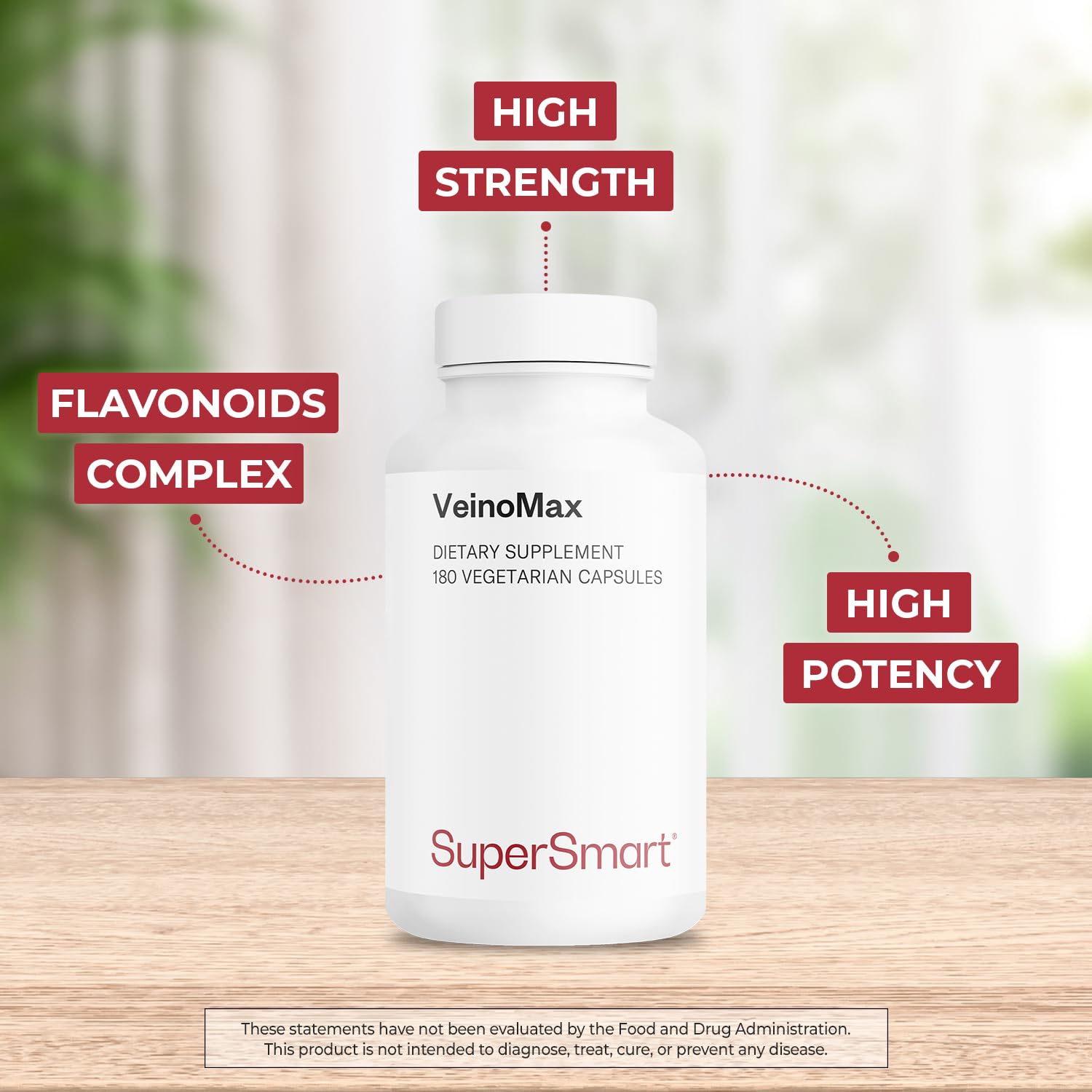 VeinoMax: capsules végétariennes, faciles à avaler, adaptées à un mode de vie actif