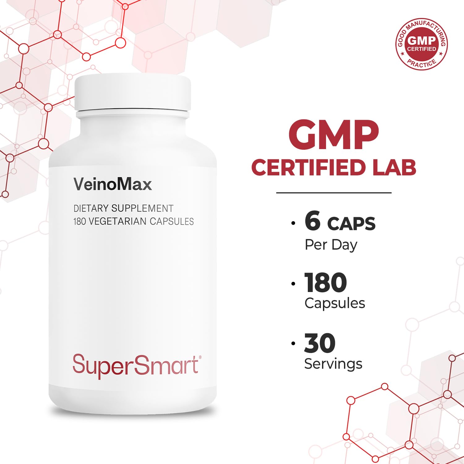 VeinoMax: extrait marron d’Inde, support potentiel des veines et circulation