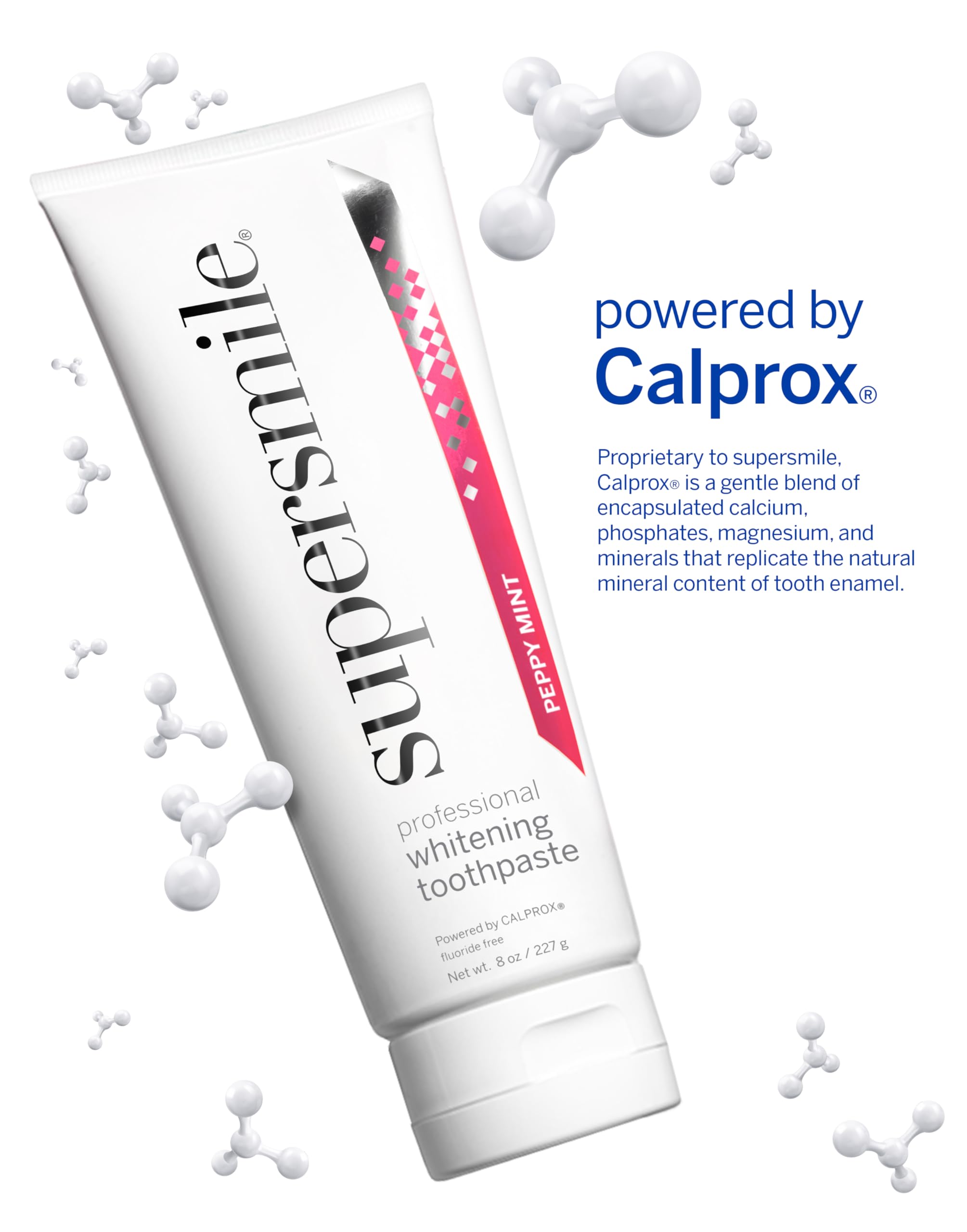 Texture crémeuse du dentifrice Supersmile sans fluorure, idéale pour un brossage en douceur