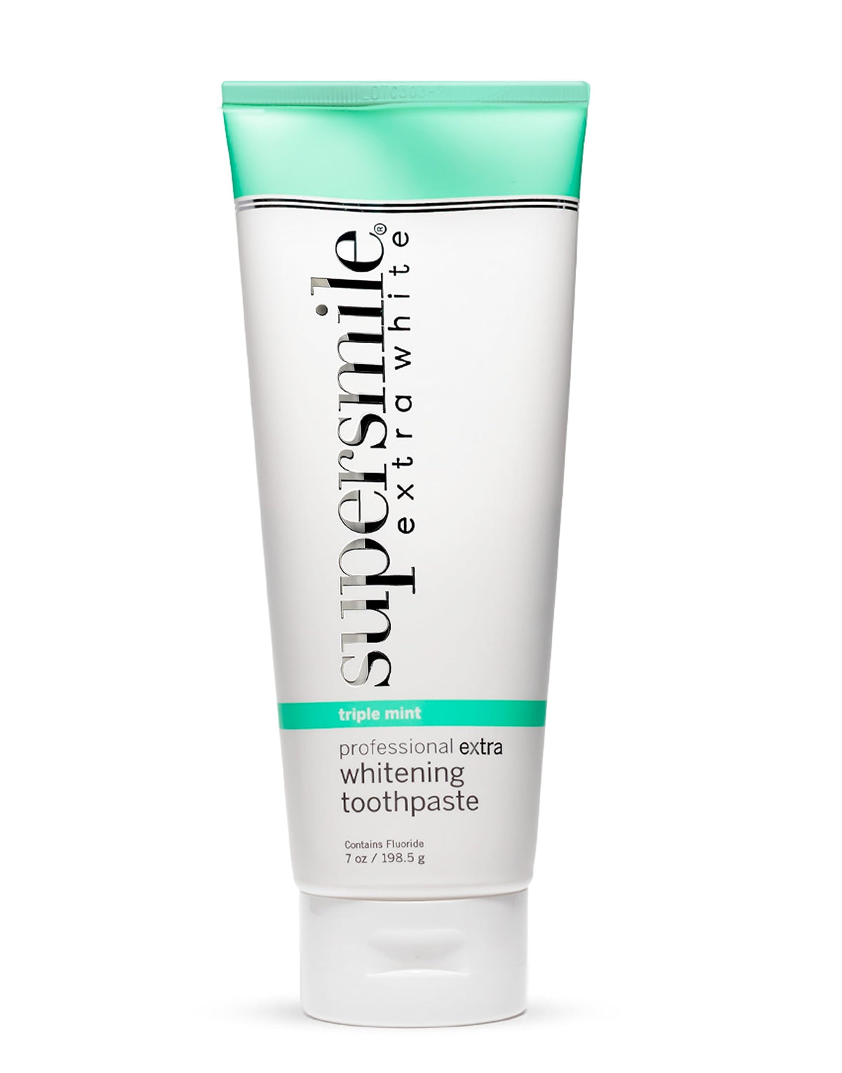 Supersmile Extra White – tube emballage clair et pratique pour le quotidien.
