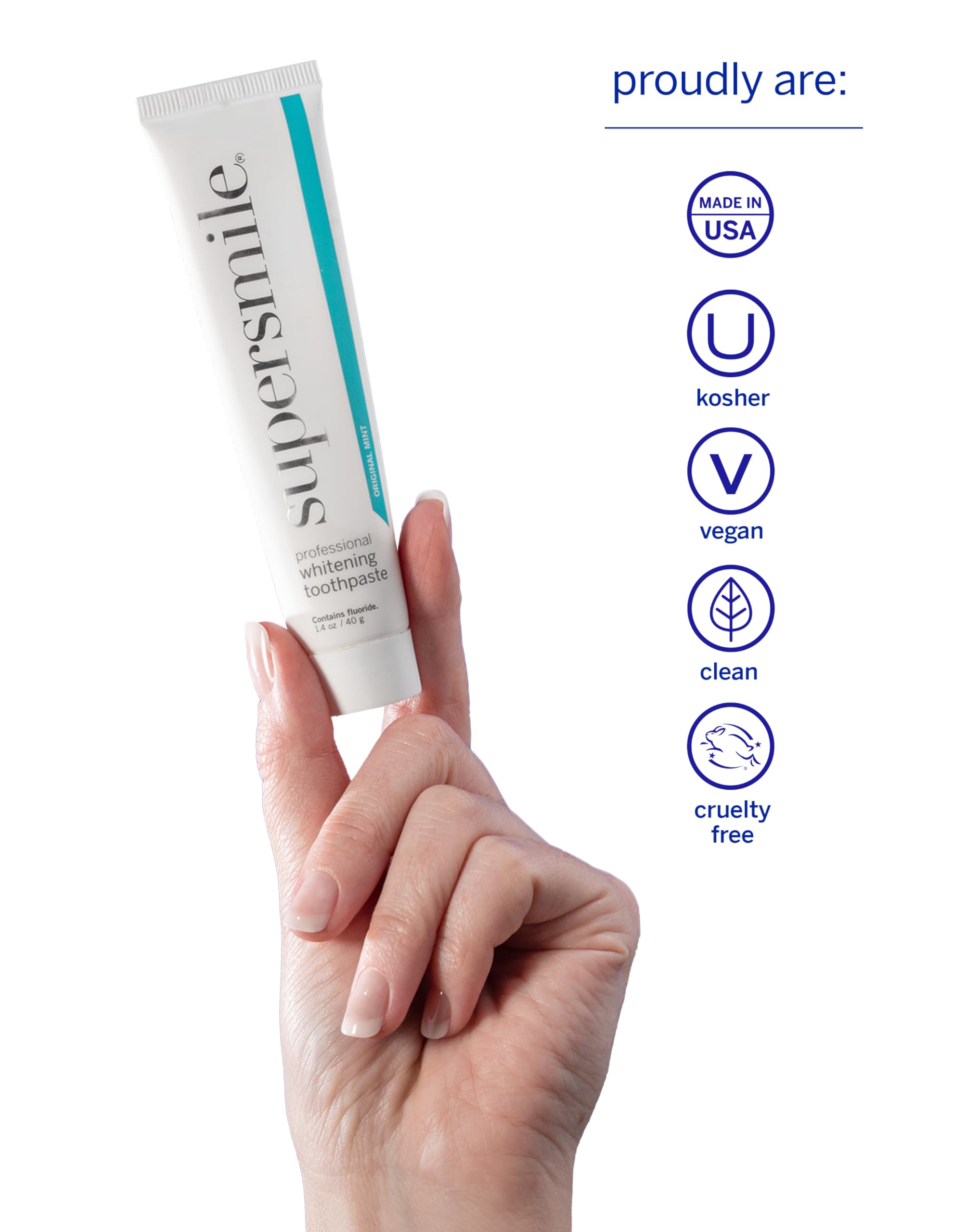 Rituel dentaire Supersmile offrant fraîcheur et confort