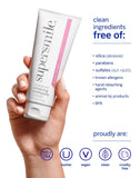 Dentifrice sur brosse, Rosewater Mint, expérience de brossage nette et efficace.