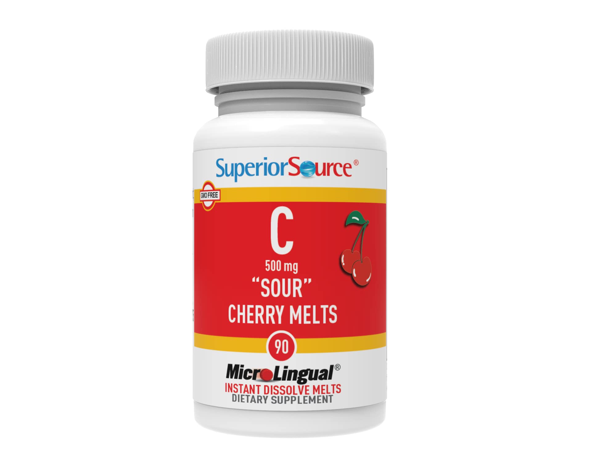 Faible teneur en sodium par tablette vitamine C 500 mg.