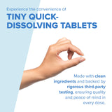 Tablettes microlinguales Superior Source – absorption rapide sans eau
