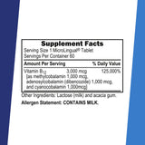 Superior Source NO SHOT Triple B-12, comprimés dissolvants langue, absorption rapide.