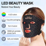 Masque LED Supersred – lumière infrarouge pour le teint et les contours.