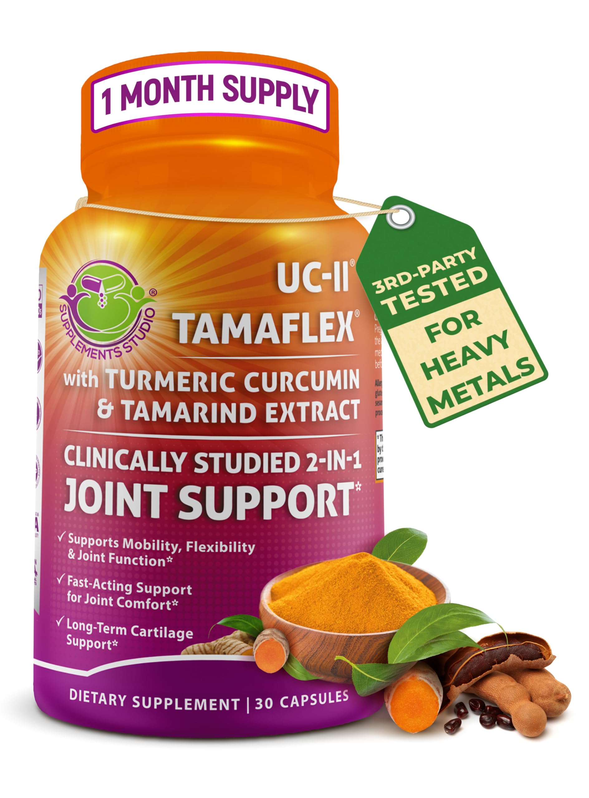 SUPPLEMENTS STUDIO – bouteille de soutien des articulations pour la mobilité quotidienne.