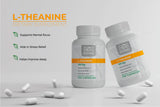 SOS L-Theanine, tableau dosage illustré, facilite le suivi des prises.