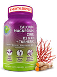 SUPPLEMENTS STUDIO Calcium Aquamin – bouteille montrant une source végétale pour l absorption.