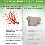 SUPPLEMENTS STUDIO Calcium Aquamin – étiquette claire et informations d utilisation.