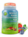 Supplements Studio – Multivitamine vegan quotidienne sans fer pour énergie naturelle.