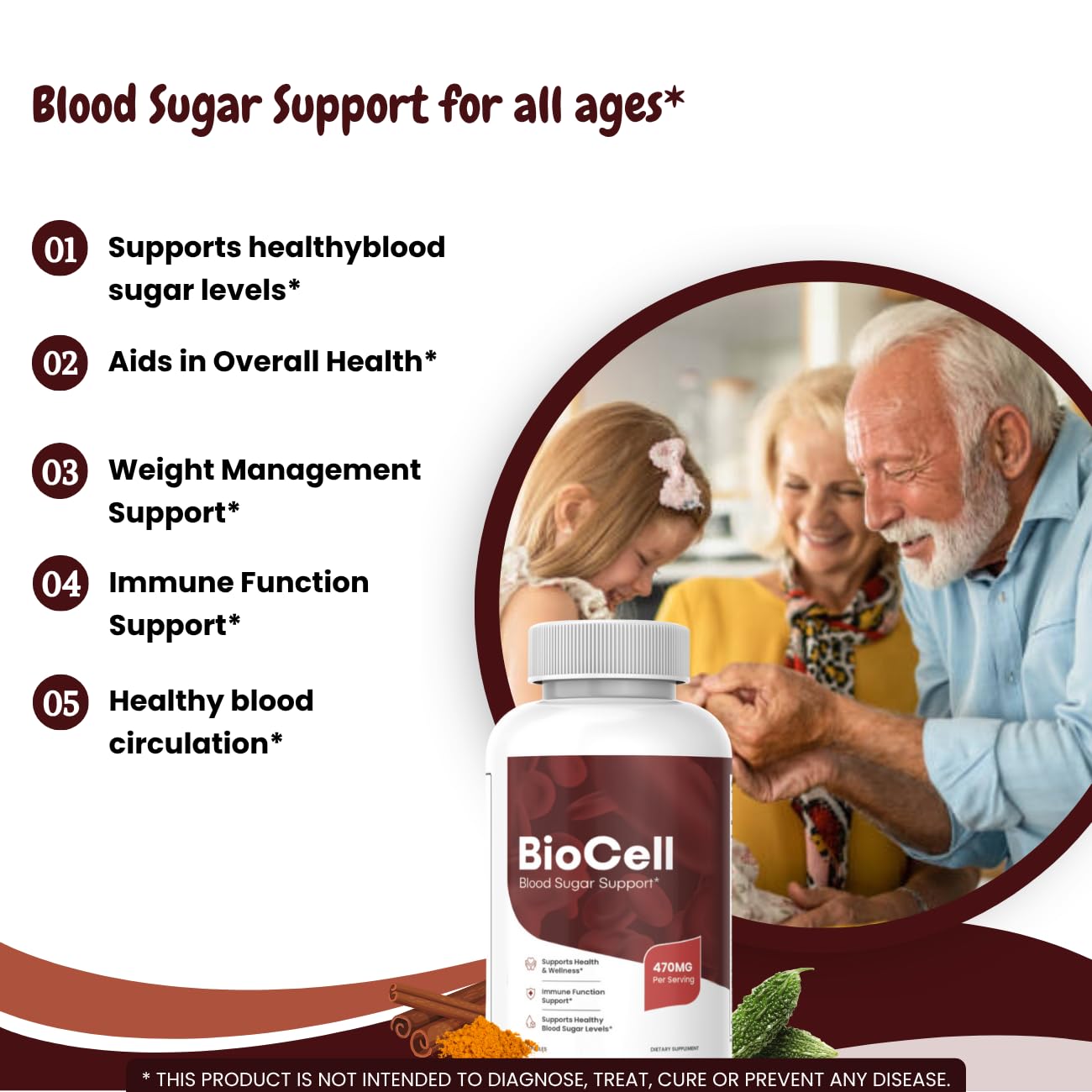 SuppNature Bio Cell Capsules – liste d'ingrédients naturelle pour la confiance et la qualité.