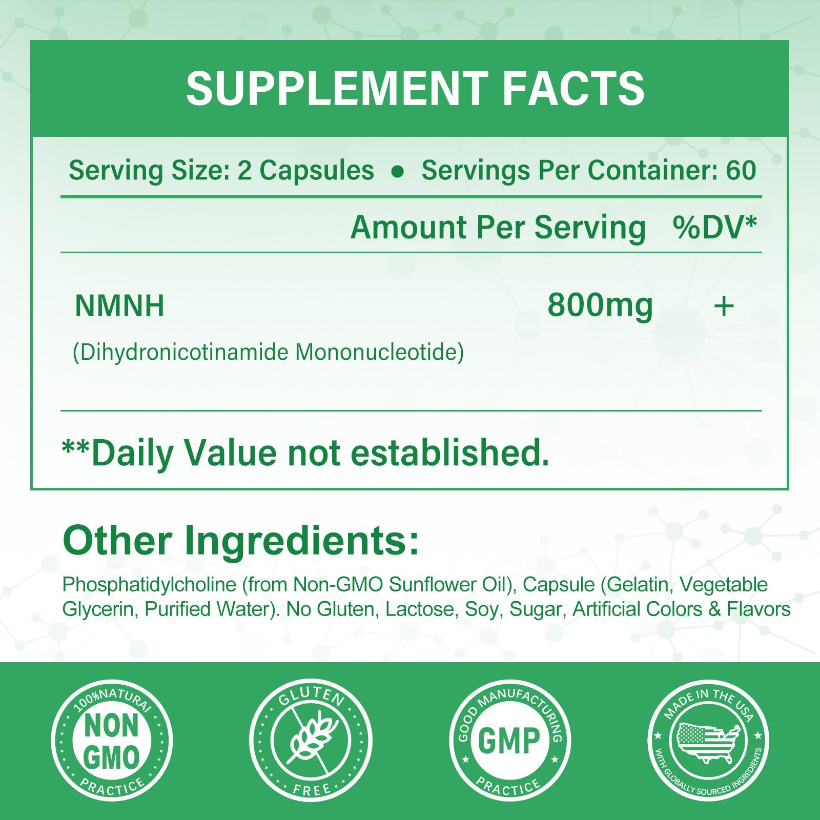 SUPRANOURISH NMNH — capsules quotidiennes soutenant les niveaux de NAD+ et vitalité