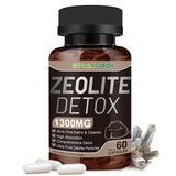 SUPRANOURISH Détox Zéolite capsules : bouteille prête pour l'usage quotidien et la vitalité.
