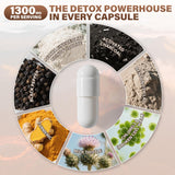 SUPRANOURISH Détox Zéolite Capsules : ingrédients premium pour un mélange detox efficace.
